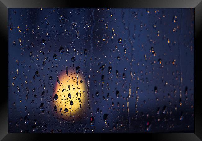 Rainy Evening 2 Framed Print by Lucy Pinkstone