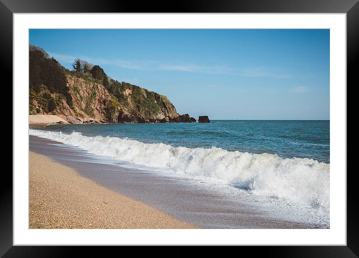 Dartmouth Crashing Waves Framed Mounted Print by Rhys Parker