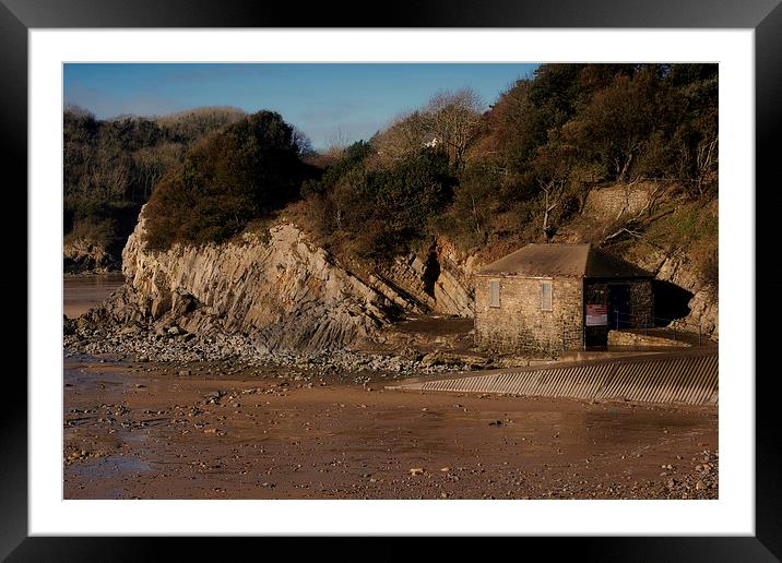 Caswell Bay, Gower, Swansea Framed Mounted Print by Paul Nicholas