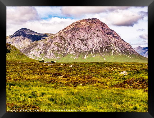 On the road to Fort William Framed Print by Paul Nicholas