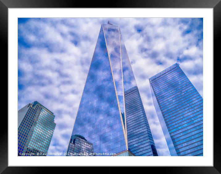World Trade Centre Framed Mounted Print by Paul Nicholas