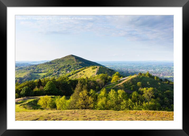 Malvern Hills view from Pinnacle Hill Framed Mounted Print by Daugirdas Racys