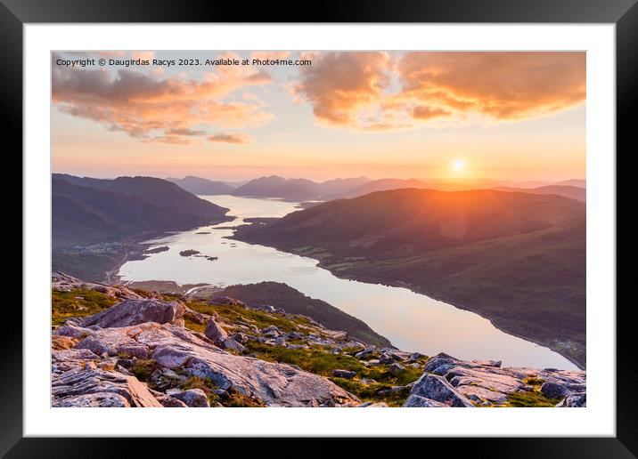 Panoramic Pap of Glencoe views Framed Mounted Print by Daugirdas Racys