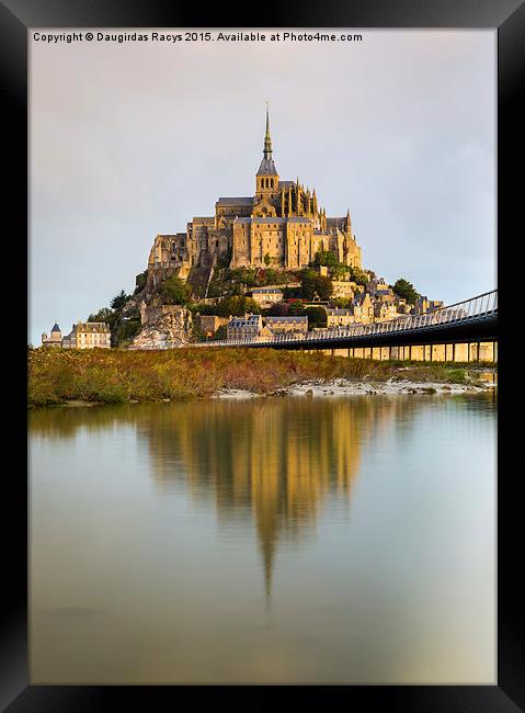  Le Mont Saint-Michel Framed Print by Daugirdas Racys