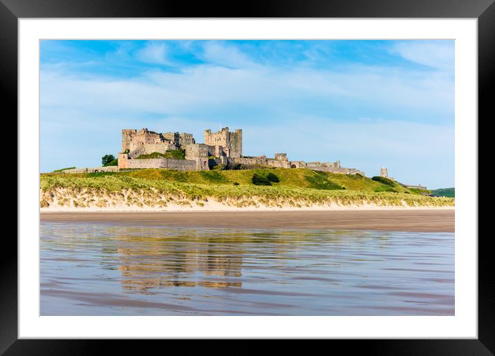 Bamburgh Castle Framed Mounted Print by Daugirdas Racys