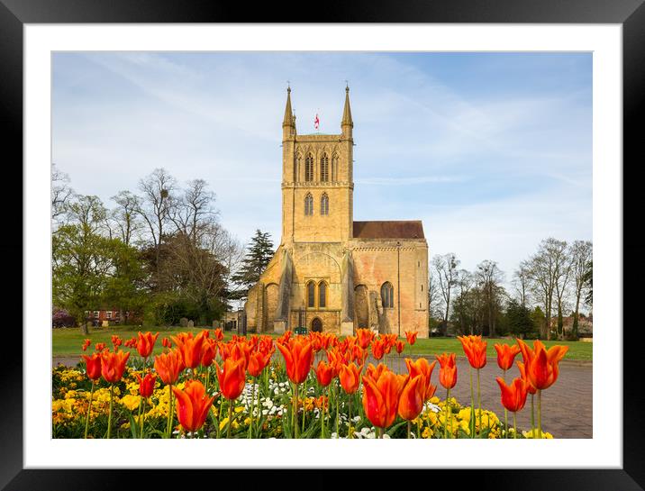 Pershore abbey Framed Mounted Print by Daugirdas Racys