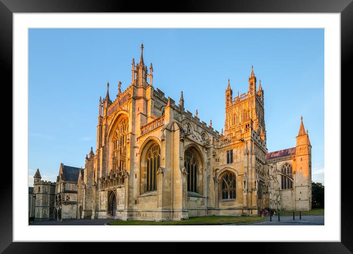 Gloucester Cathedral Framed Mounted Print by Daugirdas Racys