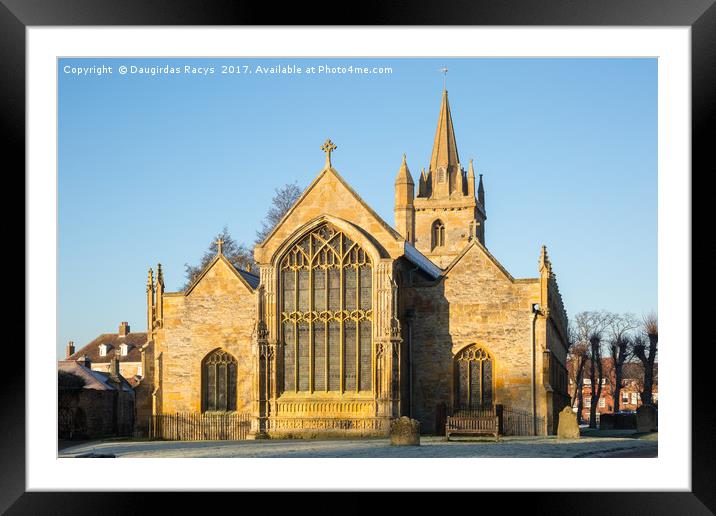 St. Lawrence CCT Church, Evesham Framed Mounted Print by Daugirdas Racys