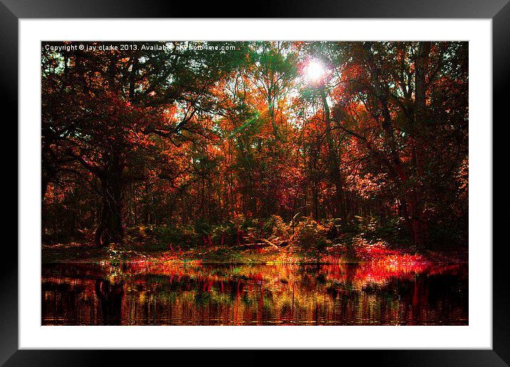 tranquillity Framed Mounted Print by jay clarke