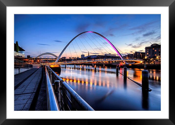 Evening on the Quayside Framed Mounted Print by David Brennan