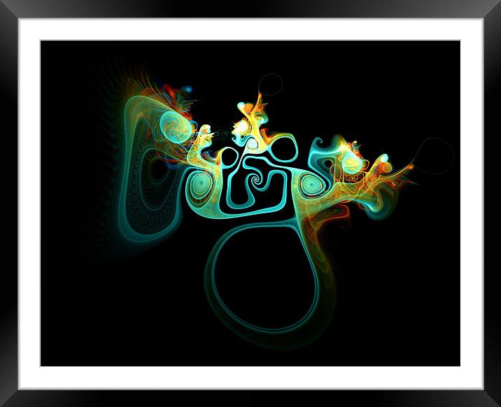 Wot's Going on in 'Ear? Framed Mounted Print by Amanda Moore