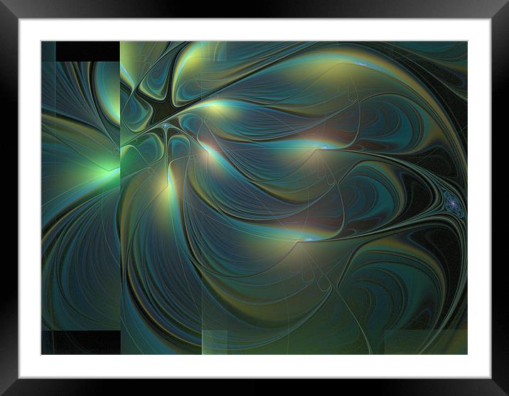 Billowing Framed Mounted Print by Amanda Moore