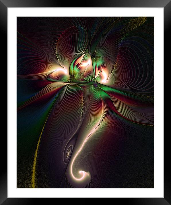 Twin Souls Framed Mounted Print by Amanda Moore