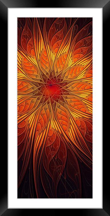 Great Ball of Fire Framed Mounted Print by Amanda Moore
