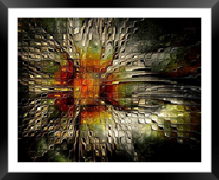 Fading Away Framed Mounted Print by Amanda Moore