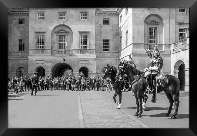 Horse Guards Framed Print by Marina Otto