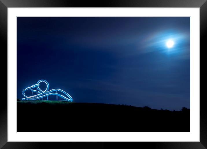  Tiger and Turtle – Magic Mountain Framed Mounted Print by Marina Otto