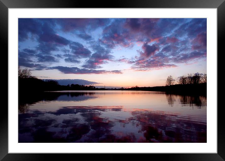 Whitlingham Broad Framed Mounted Print by Mike French