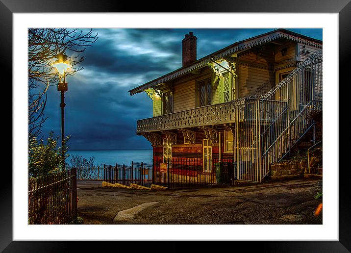 Chalet by the Sea Framed Mounted Print by Cliff Miller