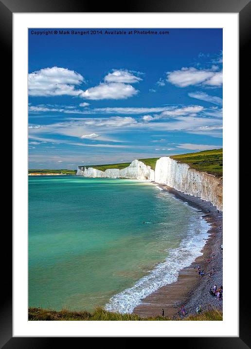 Seven Sisters, Sussex Framed Mounted Print by Mark Bangert