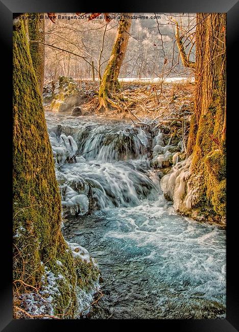 Winter Iceflow Framed Print by Mark Bangert