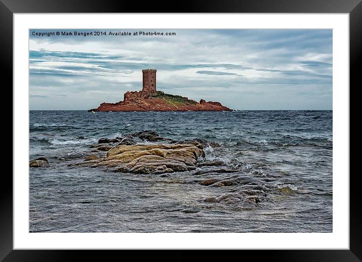 LÍle dOr, Le Dramont, France Framed Mounted Print by Mark Bangert