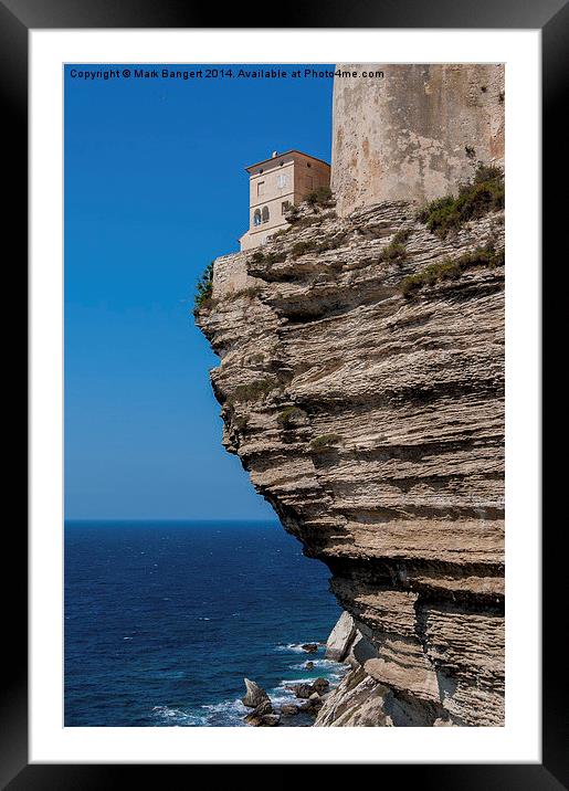 Cliffhanger Framed Mounted Print by Mark Bangert