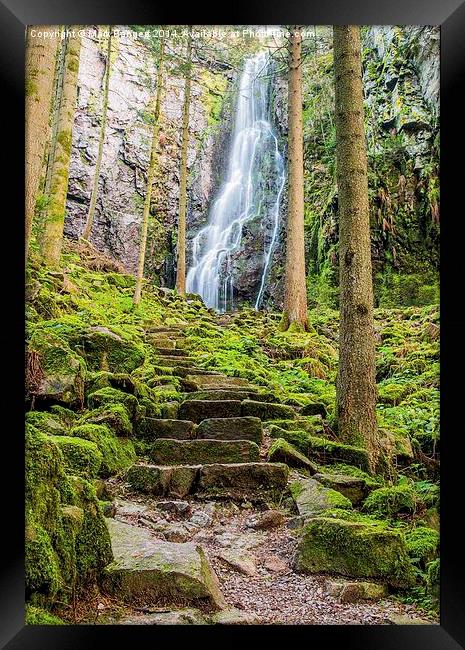 Burgbach Waterfall, Black Forest, Germany 2 Framed Print by Mark Bangert