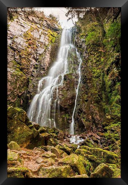Burgbach Waterfall, Black Forest, Germany 3 Framed Print by Mark Bangert