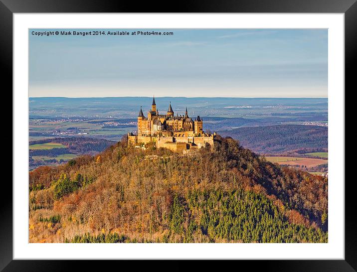 Burg Hohenzollern Castle, South Germany Framed Mounted Print by Mark Bangert