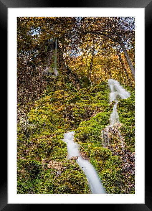  Gütersteiner Waterfall Framed Mounted Print by Mark Bangert