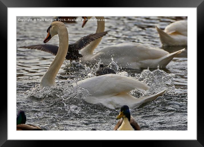 Spot of turbulence Framed Mounted Print by Mark Bangert