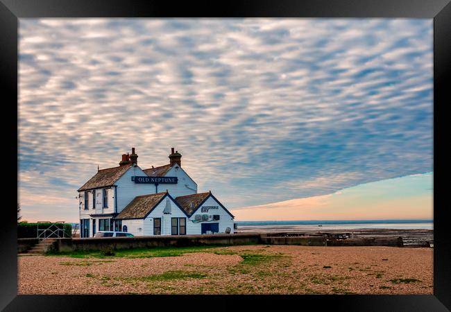 The Old Neptune, Beach Pub, Whitstable,Kent, Framed Print by John B Walker LRPS