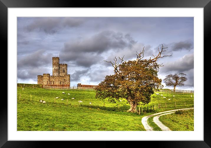 Majestic Tawstock Tower and Castle Framed Mounted Print by Mike Gorton