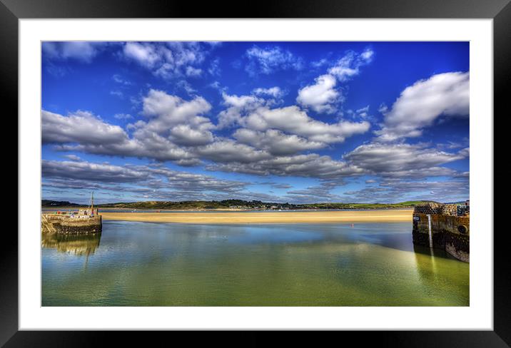 Leaving Padstow Harbour Framed Mounted Print by Mike Gorton