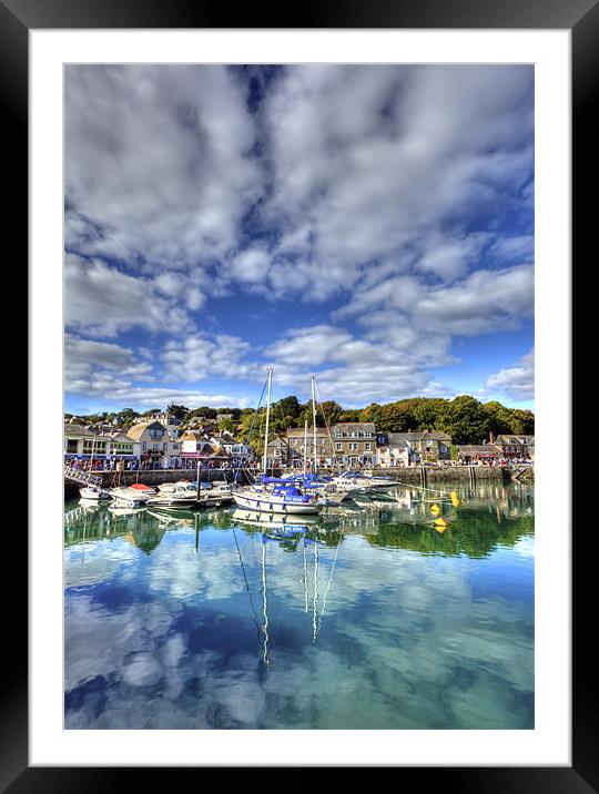 Padstow Harbour Framed Mounted Print by Mike Gorton