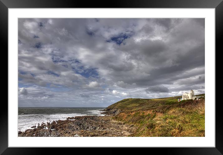 White House on Baggy Point Framed Mounted Print by Mike Gorton