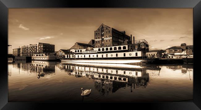 Gloucester Docks Framed Print by Mike Gorton