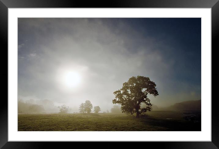 Early Morning Mist Framed Mounted Print by Mike Gorton