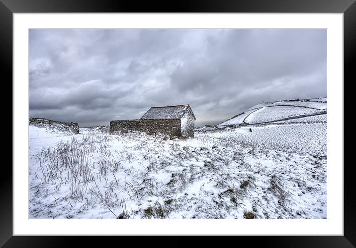 Winter on Exmoor Framed Mounted Print by Mike Gorton