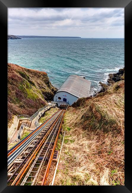 The Lizard Lifeboat Station Cornwall Framed Print by Mike Gorton