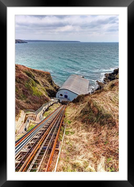 The Lizard Lifeboat Station Cornwall Framed Mounted Print by Mike Gorton