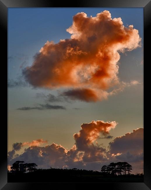 Clouds of Fire Devon Framed Print by Mike Gorton