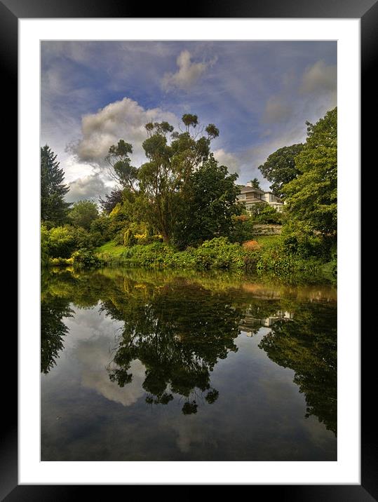 House by the Lake Framed Mounted Print by Mike Gorton