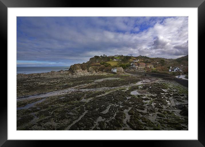 Lee Bay Framed Mounted Print by Mike Gorton