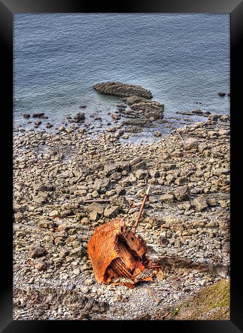 Shipwreck Framed Print by Mike Gorton