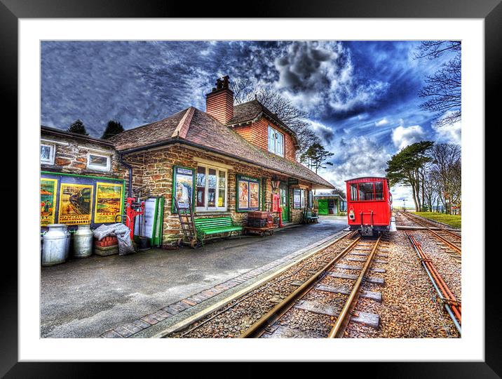 Woody Bay Railway Sation Framed Mounted Print by Mike Gorton