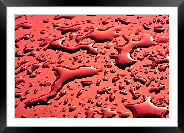Red water Framed Mounted Print by Mike Gorton