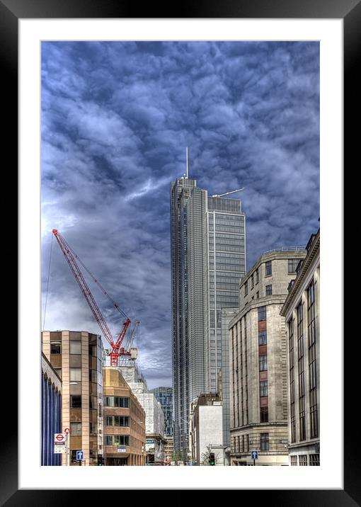 London's Ever Changing Skyline Framed Mounted Print by Mike Gorton