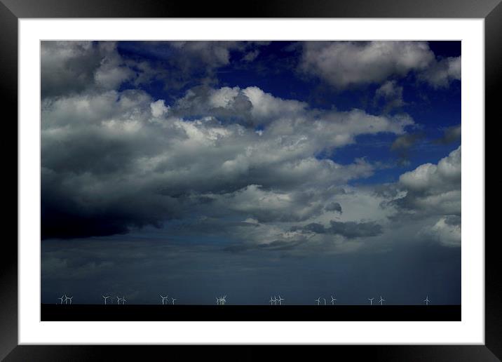  Wind Farm  Framed Mounted Print by Tim Bell